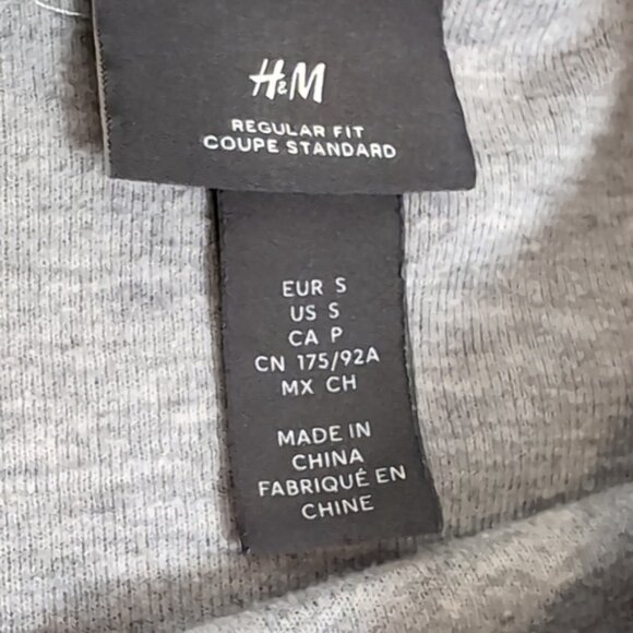 H&M Crew Neck Sweater Les Desirs Ardents Mens Regular Fit Pullover Sweatshirt - Picture 9 of 12